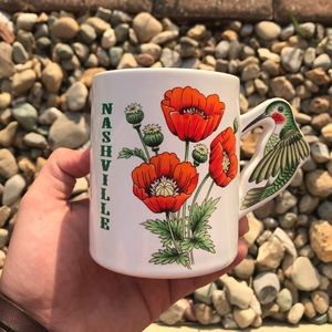 Vintage Nashville hummingbird mug.